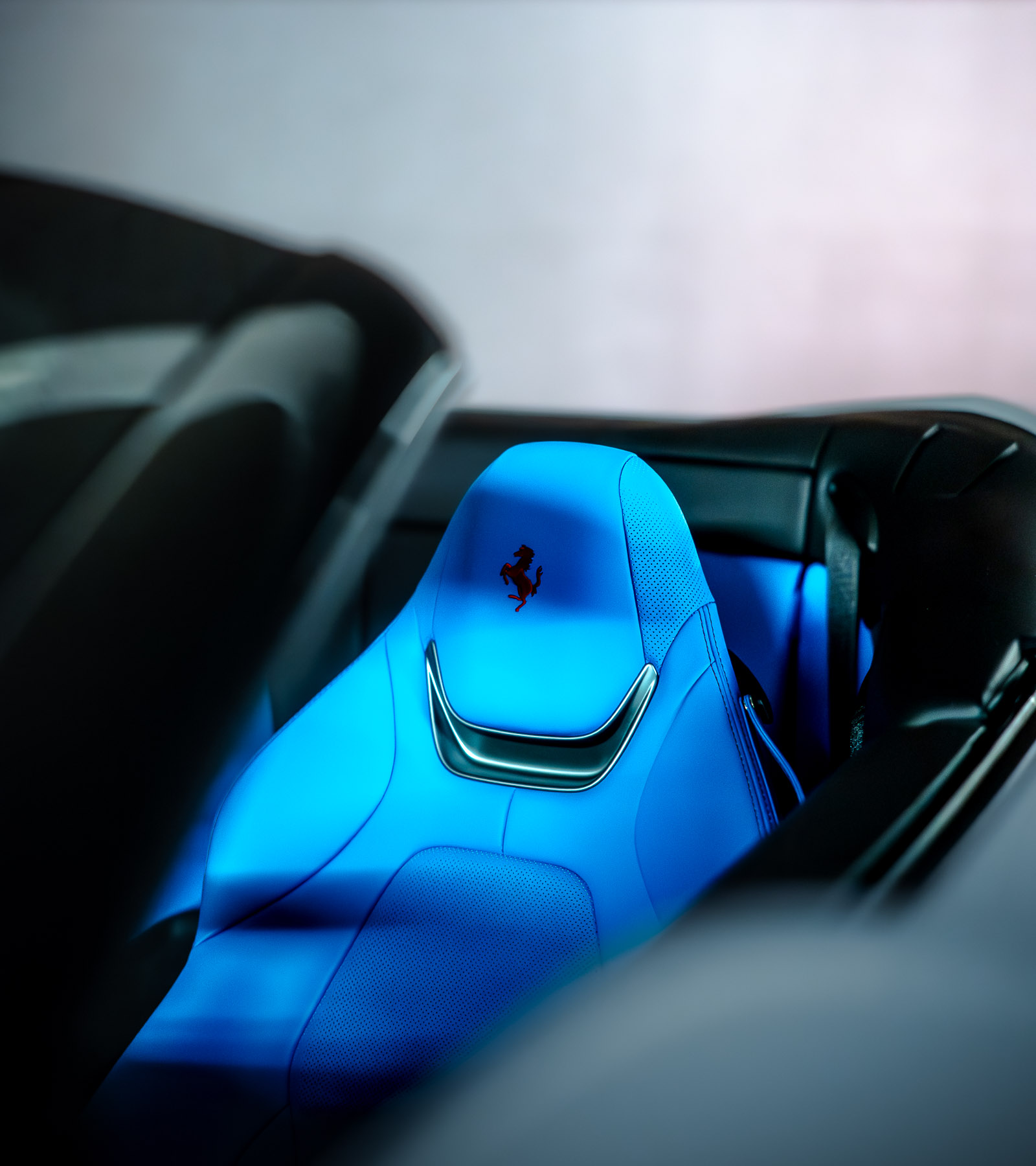 Ferrari Detail Shot Sitz